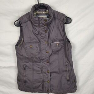 Sm Horseware Ireland vest equestrian work riding gear lavender snap button FLAW